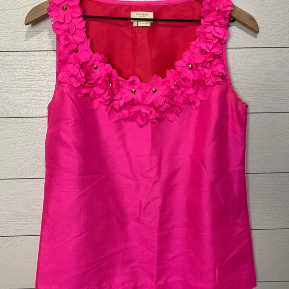 Kate Spade Pink Silk Tanks Size Small - Picture 6 of 15